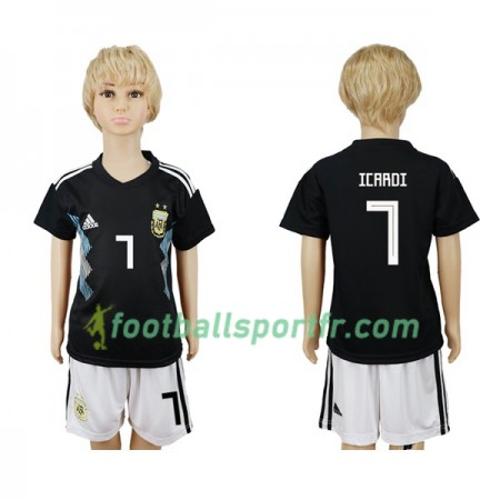 Tenue Argentine Icardi 7 Enfant Exterieur Coupe du monde 2018 Maillot de Foot Tenue Argentine Icardi 7 Enfant Exterieur Coupe du monde 2018 Maillot de Foot